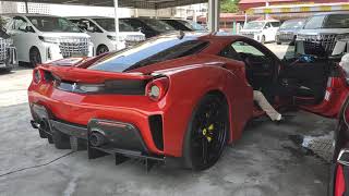 Ferrari 488 Pista Cold Start