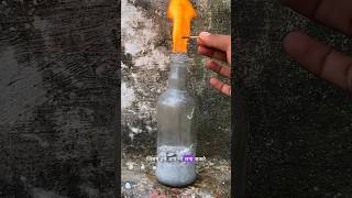 Make Helium gas at home.Make Helium gas to aluminium foil.Helium gas experiment.#shorts