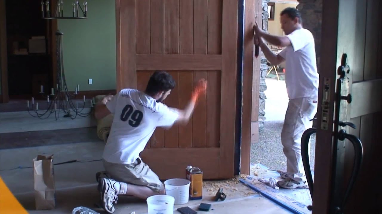 Wood Door Restoration Youtube