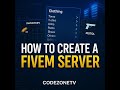 How to Create Your Own FiveM Server For Free (2025) | Step-by-Step FULL Setup Guide 🔥