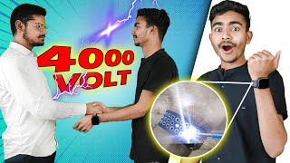 making a 4000 volt taser watch | handshake prank