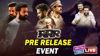 LIVE: RRR Movie Pre Release Event | Rajamouli | Ram Charan | Jr Ntr | RRR Trailer| YOYO Cine Talkies
