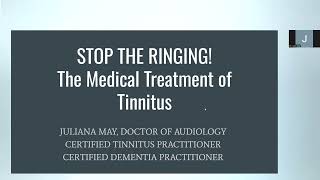 Stop the Ringing Webinar