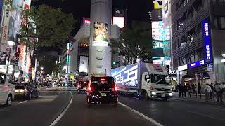 TOKYODrive　東京ドライブ　渋谷並木橋～246号線～三軒茶屋～世田谷区桜新町　東京大道　도쿄 드라이브　Tokyo driving footage　夜のドライブ