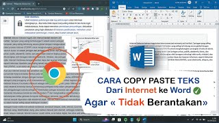 ✅ Cara Copy Paste Teks Dari Internet Ke Word Agar Tidak Berantakan