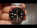 BENYAR automatic (TUDOR)homage unboxing in INDIA🇮🇳. red 5179