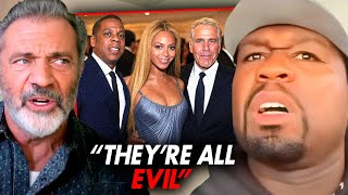 50 Cent BACKS Mel Gibson's Release Of Full Epstein And Diddy List | Celebrities Are Panicking