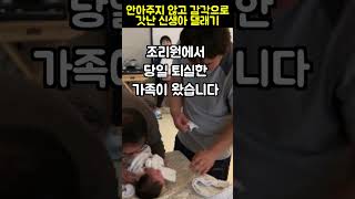 [아기수면] 산후조리원에서 퇴실한 당일 신생아를 안아 주지 않고 자궁기억과 감각으로 달래고 재우는 방법