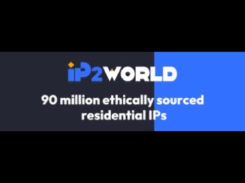 How To Configure Static Isp Proxy For Ip2world Youtube