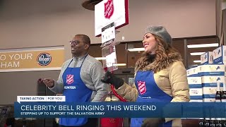 Salvation Army Celebrity bell ringing this weekend