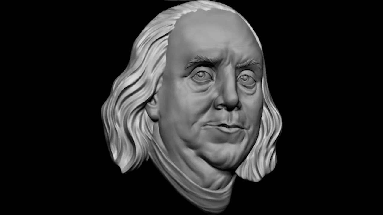 ZBrush B. Franklyn. Process - YouTube