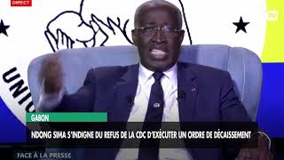 Gabon : Ndong Sima indigné par un ordre de décaissement bloqué par la CDC