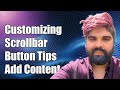 Customizing ::-webkit-scrollbar-button: Adding Content and Styling Tips