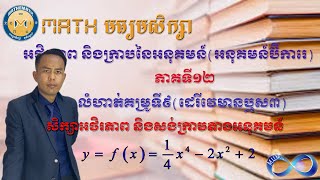 អថិរភាព និងក្របនៃអនុគមន៍ ភាគ១២(អនុគមន៍ប៊ីការេ-ដេរីវេមានឬស៣)