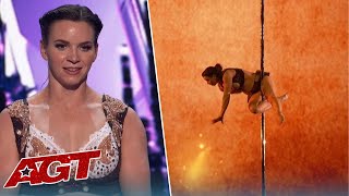 Australian Mom May Be The World's BEST Pole Dancer! Kristy Sellars WOW'S on AGT 2022 LIVE