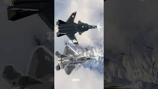 Epic Showdown: SU-47 vs F-22! Witness the Ultimate Air Supremacy Battle! 🔥✈️