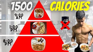 1500 Calorie Diet Plan For FAST FAT LOSS | Full Day Of EATING