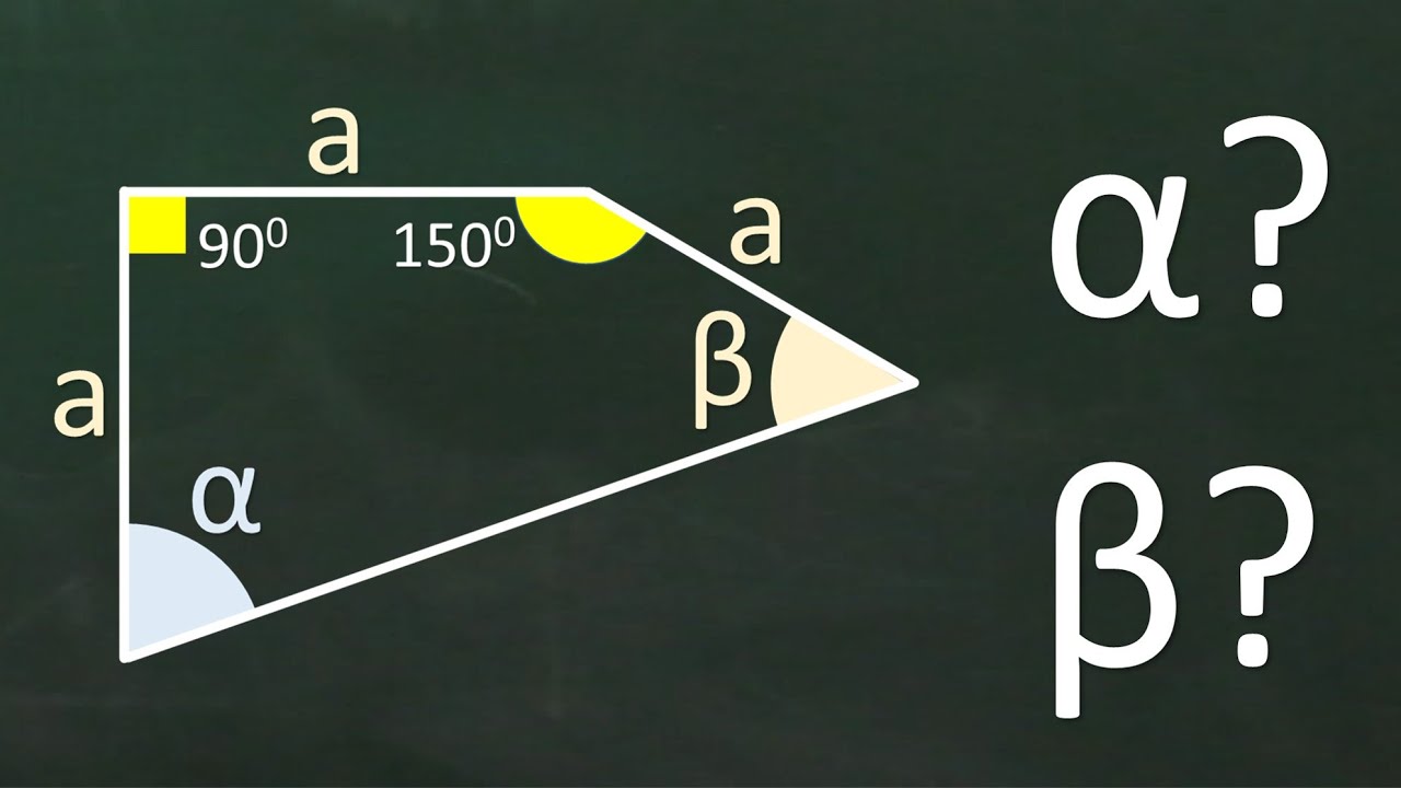 Halla El Valor De Los ángulos Desconocidos - YouTube