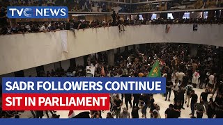 (WATCH) Sadrist Movement Continues Sit In At Parliament