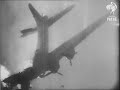 incredible footage of b17 bomber destroyed by nike missle 1954 british pathé