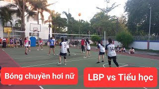 Bóng chuyền hơi nữ: Tiểu học vs LBP