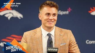 QB Bo Nix on joining the Broncos: 'It was a great fit for me'