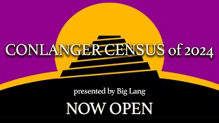 2024 Conlanger Census NOW OPEN!