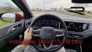 Volkswagen TAIGO 1.5 TSI DSG R-line - consumption on 130 km/h (POV / Details)