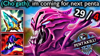 THE STRONGEST CHO'GATH IN SEASON 13 (FULL AP, PENTAKILL)