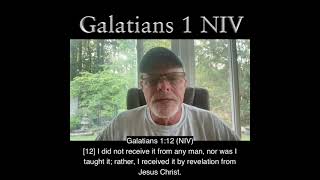 Galatians 1 NIV 1984 Edition #dailybibleverses #biblereading