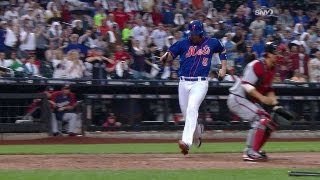 WSH@NYM: Wright scores first run on throwing error