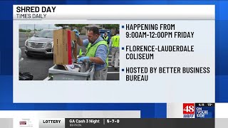 Shredding event being held in Florence on Friday