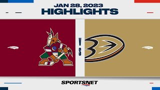 NHL Highlights | Coyotes vs. Ducks - January 28, 2023