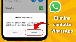 Come eliminare il contratto WhatsApp (nuovo aggiornamento) (2025)