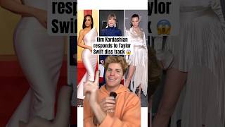 Kim Kardashian responds to Taylor Swift’s diss track 😱👀 #taylorswift #kimkardash