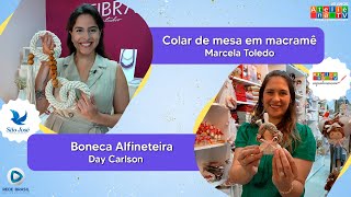 COLAR DE MESA EM MACRAMÊ / BONECA ALFINETEIRA