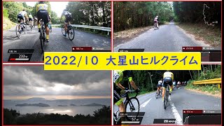 大星山ヒルクライム　JBCF　E1　2022/10