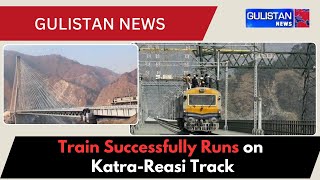 India's First Cable-Stayed Railway Bridge and Successful Train Trials in Kashmir