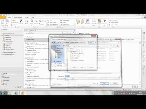 Exporting your Outlook file (folders, emails, contacts, etc) Exporting your Outlook file (folders, emails, contacts, etc)
