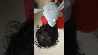 Junnu with an elephant toy #elephant #Junnu #toy #cutebaby #ambari #baby #enugu