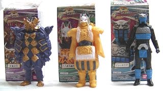 敵キャラのみ3体！ソフビヒーロー 手剣戦隊ニンニンジャー SP  soft vinyl hero ninninger sp