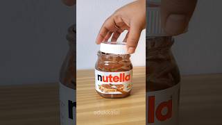 Have you ever tried this?? Nutella Food Hack #shorts #viral #hack #nutella