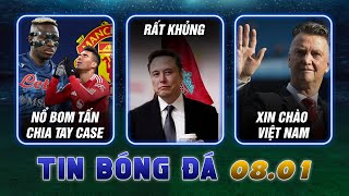 TIN SÁNG (8/1): MAN UTD NỔ BOM TẤN - CHIA TAY CASEMIRO; E.MUSK MUA LIVERPOOL; INDO BỔ NHIỆM VAN GAAL