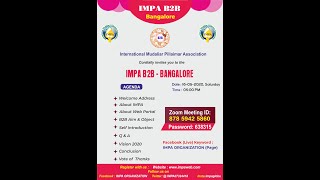 IMPA B2B Bangalore Soft launch