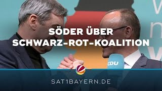 Neue Bundesregierung nach Wahl: Söder über mögliche Koalition mit SPD