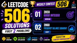 LeetCode Weekly Contest 506 | Problem 3959 & 3960 Explained in Java