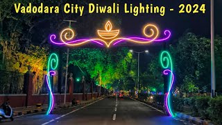 Vadodara City Diwali Lighting 2024