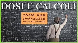 Calcoli, dosi, previsioni... come non impazzire con gli impasti! - I CALCOLAPIZZA