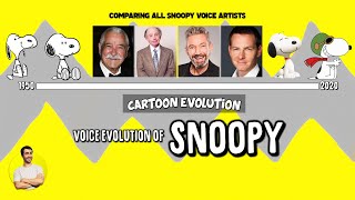 Voice Evolution of SNOOPY (PEANUTS) - 56 Years Compared \u0026 Explained | CARTOON EVOLUTION