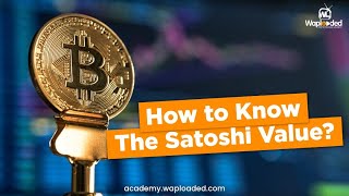 How to Know the Satoshi Value when trading